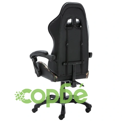 Геймърски стол, черно и камуфлаж, изкуствена кожа ➤ топ цена ➤ sorbe.bg