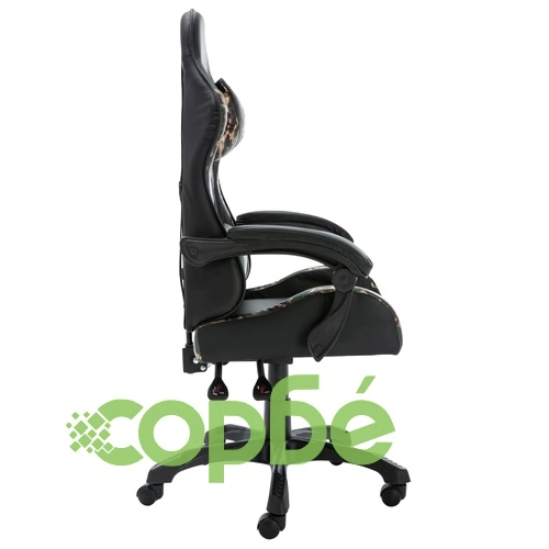 Геймърски стол, черно и камуфлаж, изкуствена кожа ➤ топ цена ➤ sorbe.bg