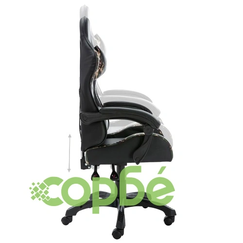 Геймърски стол, черно и камуфлаж, изкуствена кожа ➤ топ цена ➤ sorbe.bg