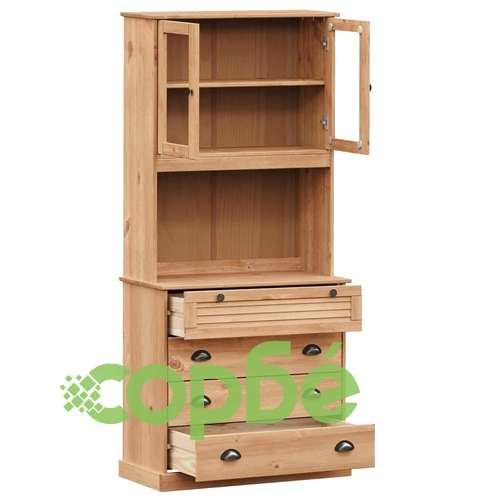 Висок шкаф VIGO, 80x40x176 см, бор масив ➤ топ цена ➤ sorbe.bg