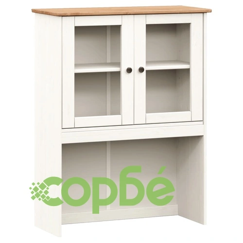 Висок шкаф VIGO, бял, 80x40x176 см, бор масив ➤ топ цена ➤ sorbe.bg