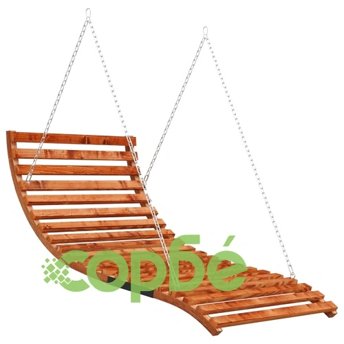 Люлеещо се легло, масивно дърво смърч с тиков финиш ➤ топ цена ➤ sorbe.bg