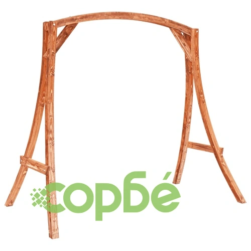Стол-люлка с възглавница, масивно дърво смърч с финиш тик ➤ топ цена ➤ sorbe.bg