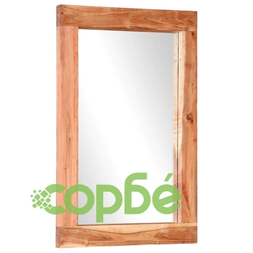 Комплект мебели за баня, 4 части, масивна акациева дървесина ➤ топ цена ➤ sorbe.bg