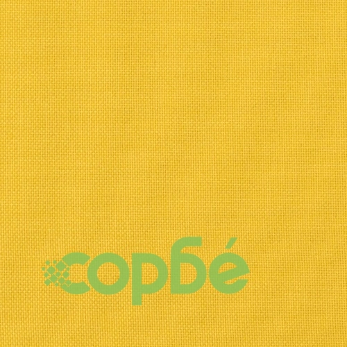 2-местен диван с декоративни възглавници светложълт 120 см плат ➤ топ цена ➤ sorbe.bg