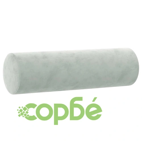 2-местен диван с декоративни възглавници светлосив 120см кадифе ➤ топ цена ➤ sorbe.bg