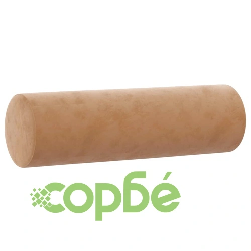 2-местен диван с декоративни възглавници кафяв 120 см кадифе ➤ топ цена ➤ sorbe.bg