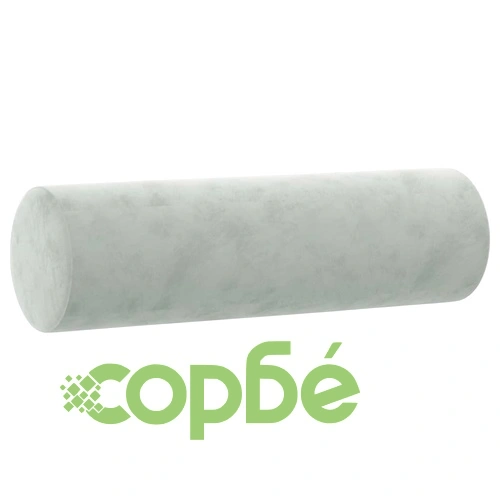 2-местен диван с декоративни възглавници светлосив 140см кадифе ➤ топ цена ➤ sorbe.bg