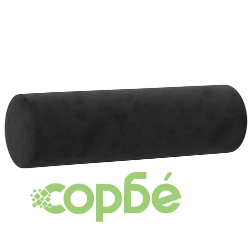 2-местен диван с декоративни възглавници черен 140 см кадифе ➤ топ цена ➤ sorbe.bg