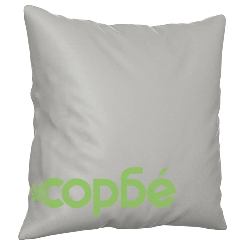 2-местен диван с възглавници светлосив 120 см микрофибърен плат ➤ топ цена ➤ sorbe.bg