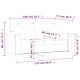 2-местен диван с възглавници кремав 140 см микрофибърен плат