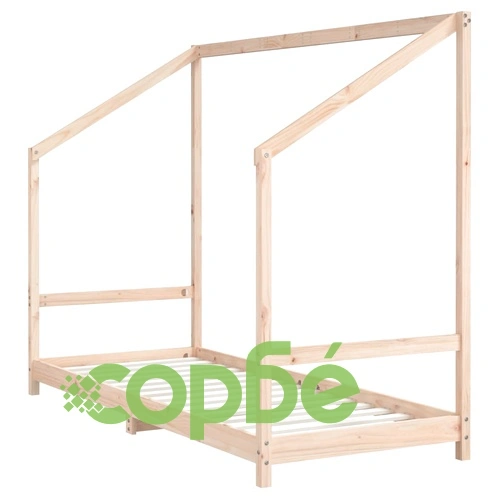 Рамка за детско легло 2x(80x200) см масивна борова дървесина ➤ топ цена ➤ sorbe.bg