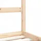 Рамка за детско легло, 2x(70x140) см, масивна борова дървесина