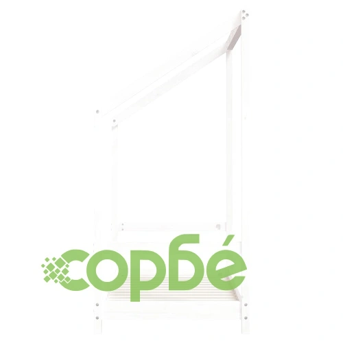 Рамка за детско легло, бяла, 2x(70x140) см, бор масив ➤ топ цена ➤ sorbe.bg