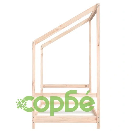 Рамка за детско легло 2x(80x160) см масивна борова дървесина ➤ топ цена ➤ sorbe.bg