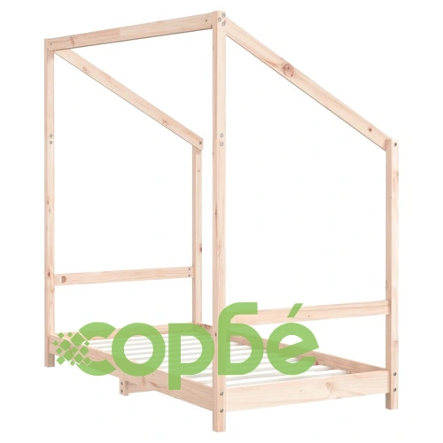Рамка за детско легло 2x(80x160) см масивна борова дървесина ➤ топ цена ➤ sorbe.bg