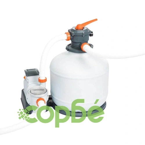 Bestway Пясъчна филтърна помпа Flowclear, 11355 л/ч ➤ топ цена ➤ sorbe.bg