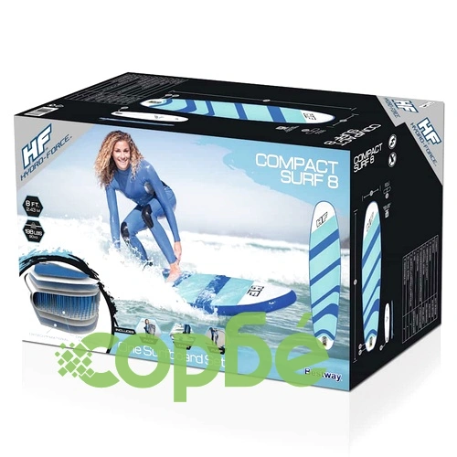 Bestway Надуваема дъска за сърф Hydro-Force 243x57x7 см на топ цена от sorbe.bg Bestway Надуваема дъска за сърф Hydro-Force 243x57x7 см ➤ топ цена ➤ sorbe.bg