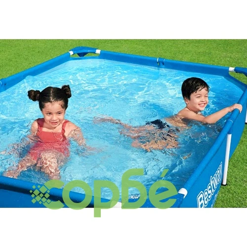 Bestway Steel Pro Плувен басейн 221x150x43 см ➤ топ цена ➤ sorbe.bg