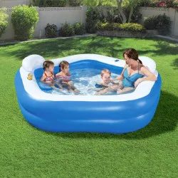 Bestway Семеен басейн Fun Lounge 213x206x69 см