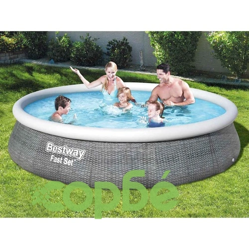 Bestway Fast Set Комплект надуваем басейн с помпа 396x84 см ➤ топ цена ➤ sorbe.bg