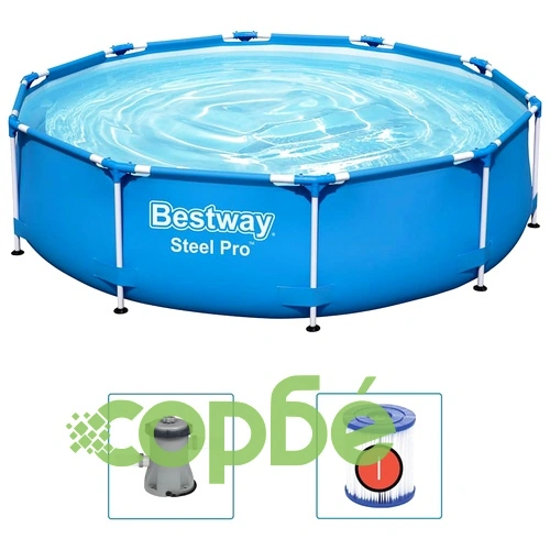 Bestway Steel Pro Плувен басейн 305x76 см ➤ топ цена ➤ sorbe.bg