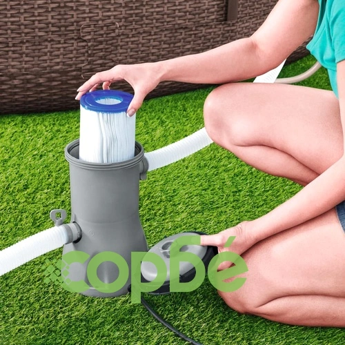 Bestway Flowclear Филтърна помпа за плувен басейн 3028 л/ч ➤ топ цена ➤ sorbe.bg