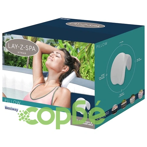 Bestway Възглавница Lay-Z-Spa, 25x19,5x17,5 см ➤ топ цена ➤ sorbe.bg