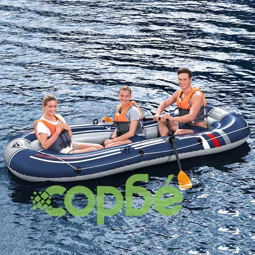 Bestway Hydro-Force Надуваема лодка Treck X3, 307x126 см ➤ топ цена ➤ sorbe.bg