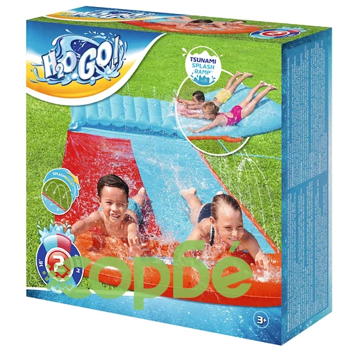 Bestway H2OGO Водна пързалка Tsunami Splash Ramp Double Slide ➤ топ цена ➤ sorbe.bg