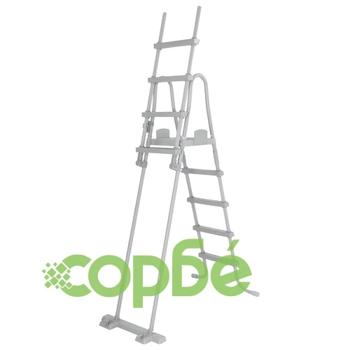 Bestway Flowclear Предпазна стълба с 4 стъпала за басейн 132 см ➤ топ цена ➤ sorbe.bg