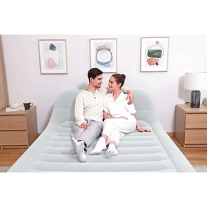 Bestway Надуваемо легло с вградена помпа 226x152x84 cм