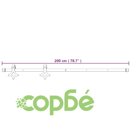 Плъзгаща врата с монтажни части, 70x210 см, борово дърво масив ➤ топ цена ➤ sorbe.bg