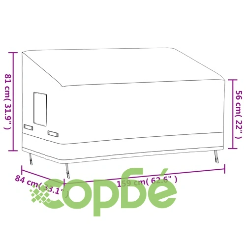 Покривала за 3-местни пейки 2 бр 159x84x56/81 см 600D Оксфорд на топ цена от sorbe.bg Покривала за 3-местни пейки 2 бр 159x84x56/81 см 600D Оксфорд ➤ топ цена ➤ sorbe.bg