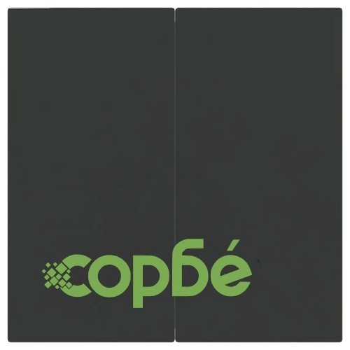 Градински комплект 3 части сив и черен полиратан и стомана ➤ топ цена ➤ sorbe.bg
