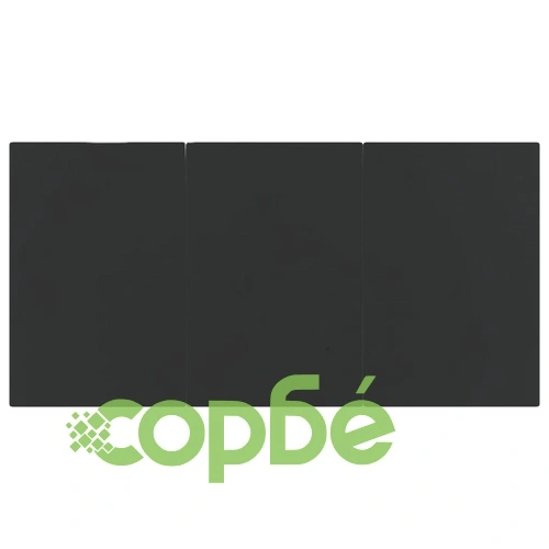 Градински комплект от 9 части сив и черен полиратан и стомана ➤ топ цена ➤ sorbe.bg