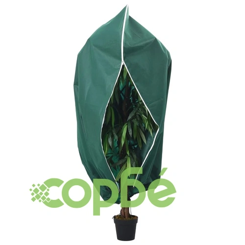 Зимни покривала за растения с цип, 10 бр, 70 г/м², 1,55x1,55 м ➤ топ цена ➤ sorbe.bg