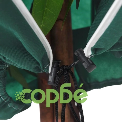 Зимни покривала за растения с цип, 10 бр, 70 г/м², 1,55x1,55 м ➤ топ цена ➤ sorbe.bg