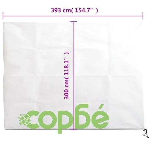 Зимни покривала за растения с цип, 10 бр, 70 г/м², 3,93x3 м ➤ топ цена ➤ sorbe.bg