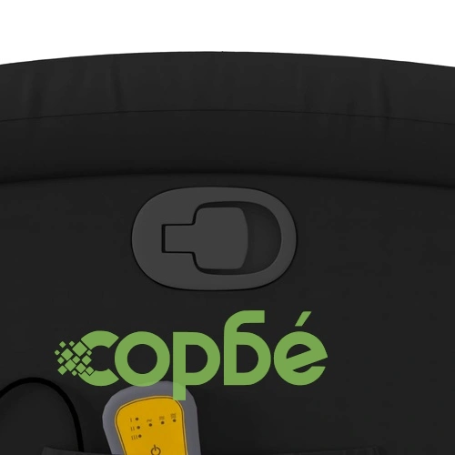 Изправящ масажен реклайнер стол, черен, изкуствена кожа ➤ топ цена ➤ sorbe.bg