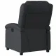 Електрически наклоняем стол, черен, естествена кожа