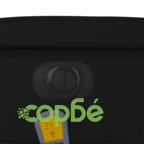 Електрически изправящ масажен реклайнер стол, черен, еко кожа ➤ топ цена ➤ sorbe.bg