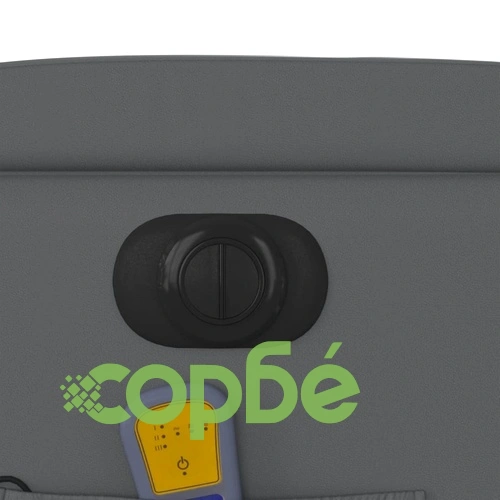 Електрически изправящ масажен реклайнер стол, сив, еко кожа ➤ топ цена ➤ sorbe.bg