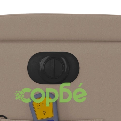 Електрически изправящ масажен реклайнер, капучино, еко кожа ➤ топ цена ➤ sorbe.bg