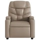 Електрически масажен реклайнер стол, капучино, изкуствена кожа