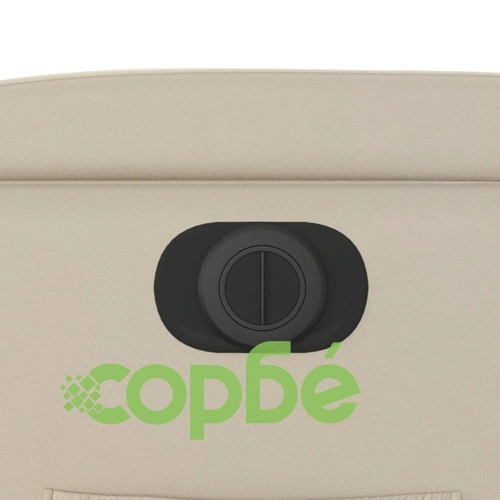 Електрически изправящ реклайнер стол, кремав, изкуствена кожа ➤ топ цена ➤ sorbe.bg