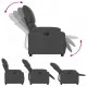 Електрически наклоняем стол, тъмносив, текстил