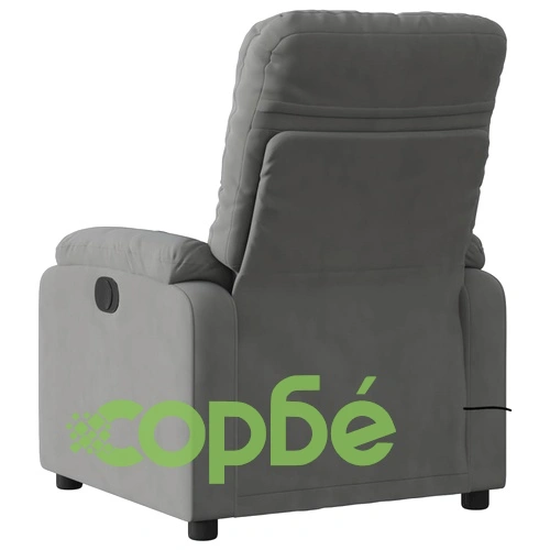 Електрически масажен наклоняем стол тъмносив ➤ топ цена ➤ sorbe.bg