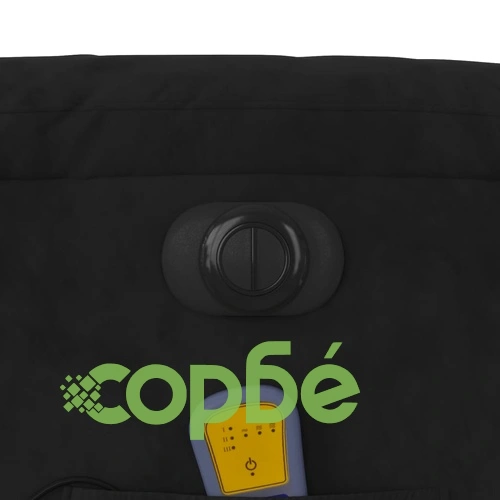 Електрически изправящ масажен реклайнер, черен, микрофибър ➤ топ цена ➤ sorbe.bg