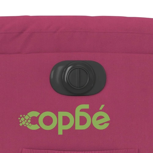 Електрически изправящ реклайнер стол, виненочервен, кадифе ➤ топ цена ➤ sorbe.bg